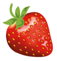 Illustration Erdbeere, Vektorgrafik